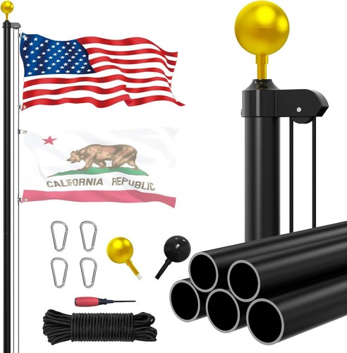 Ryzenthr flag pole kit - ft,