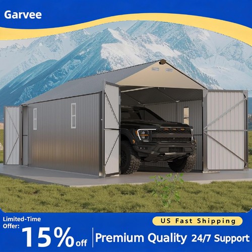 Enclosed metal carport - enclosed,