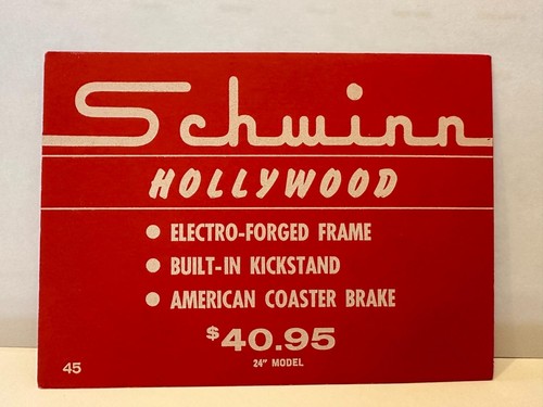 Nos schwinn hollywood bicycle - hollywood,