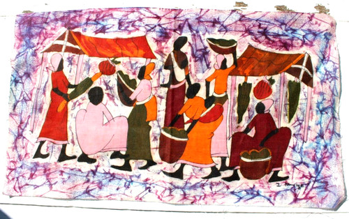 Original batik cloth art - cloth,