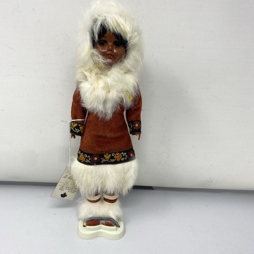 Handcraft eskimo girl - eskimo, doll