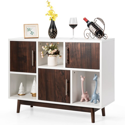 Wood display storage cabinet - wood,