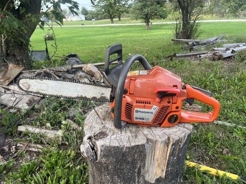 Husqvarna 346xp chainsaw runs - runs,