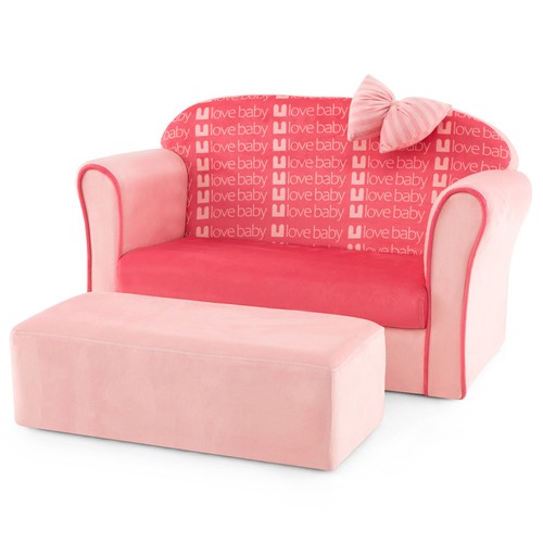Kids double sofa - kids, velvet