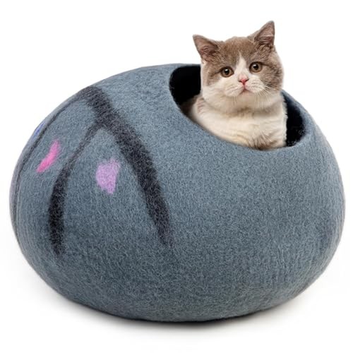 Woolygon premium felt cat cave - woolygon,