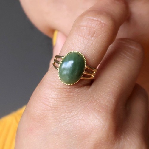 Jade ring lucky prosperity - prosperity, gem
