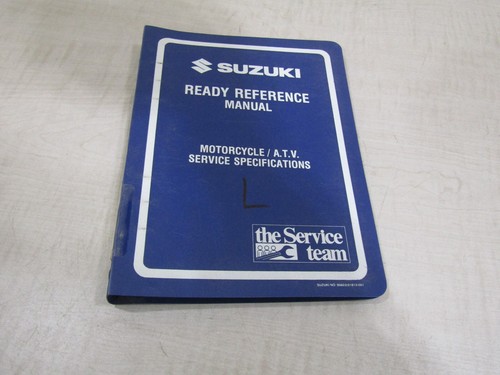 1990 suzuki ready reference - suzuki,