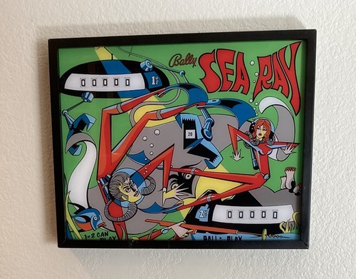 Pinball wall art - art, "sea