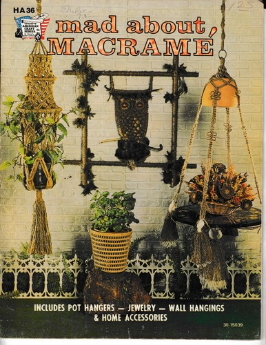 Mad about macrame pot hangers - macrame,