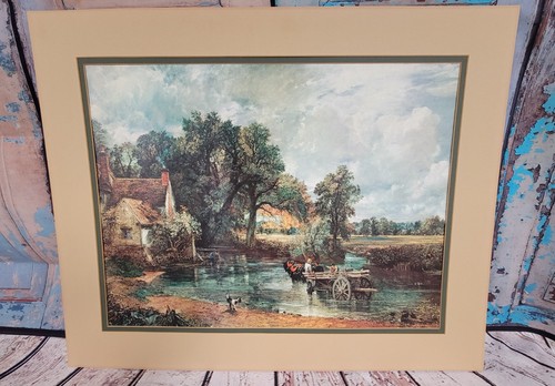 Vintage art print the hay - print, wain