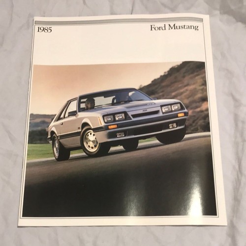 1985 ford mustang sales - 1985,