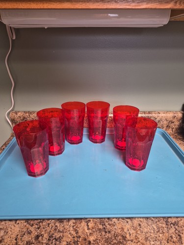 Classic ounce red - red, plastic