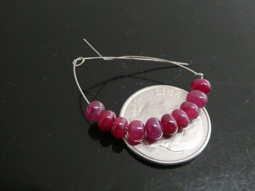 Genuine red ruby - ruby, gemstone