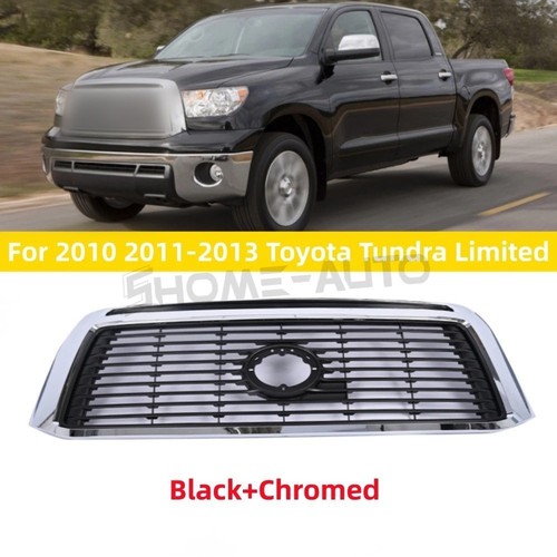 Front bumper black chromed - front, black+chromed