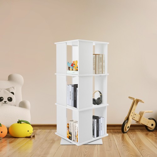 Shelf stackable revolving - 3-shelf,