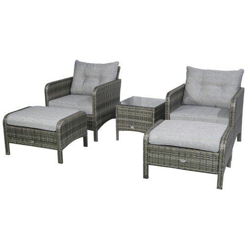 Piece outdoor rattan - 5-piece, pe