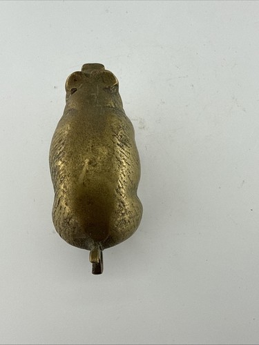 Vintage brass pig - brass,