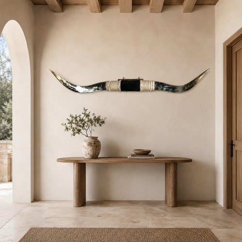 Genuine mounted longhorn - genuine,