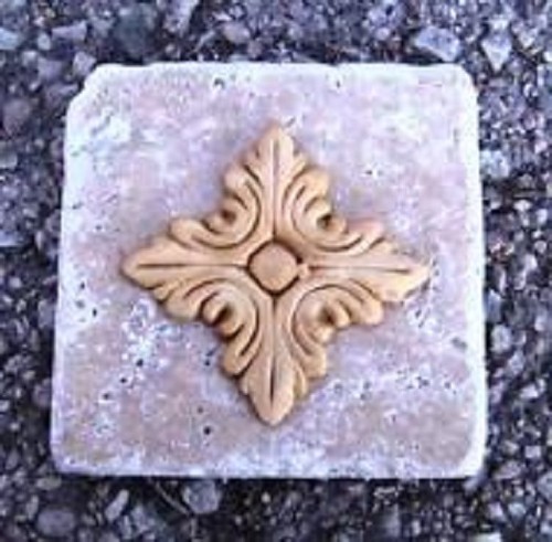 Fleur plastic travertine - , tile