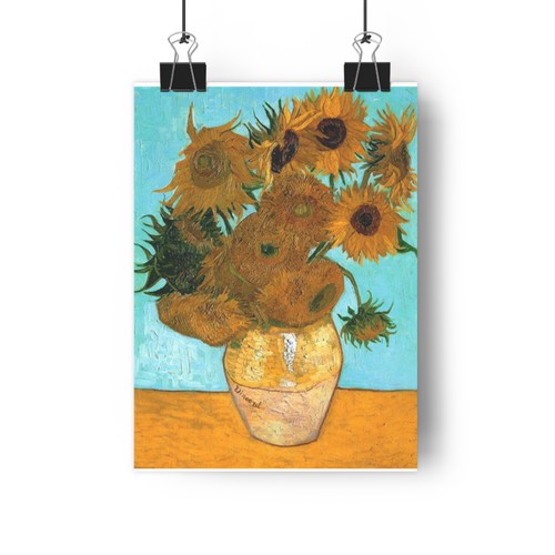 Vase with twelve sunflowers - twelve,