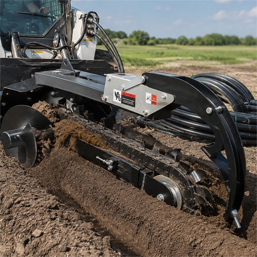 Mini track loader - loader, trenchers
