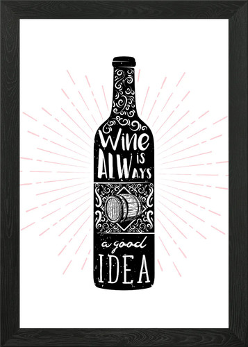 Wine framed wall art poster - art,