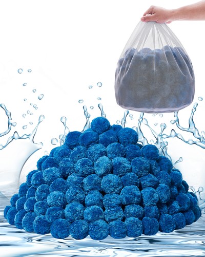 Pool filter balls - filter, sand