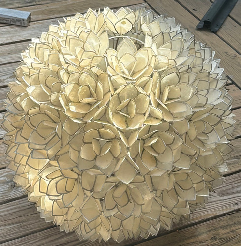 Huge vintage capiz - 26",