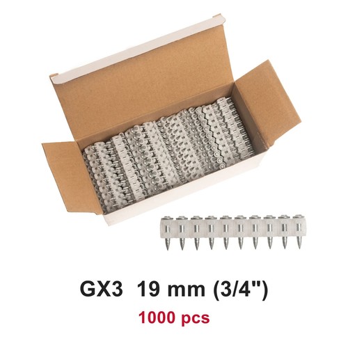 1000x collated concrete - 1000x, nails