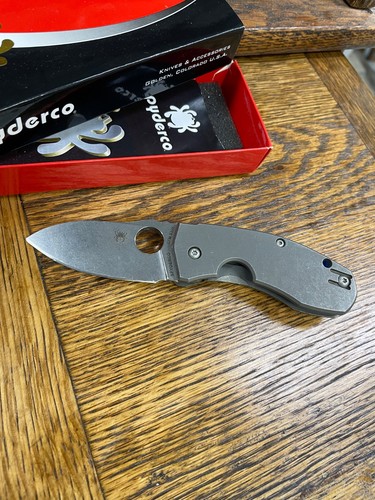Spyderco techno titanium cpm - spyderco,