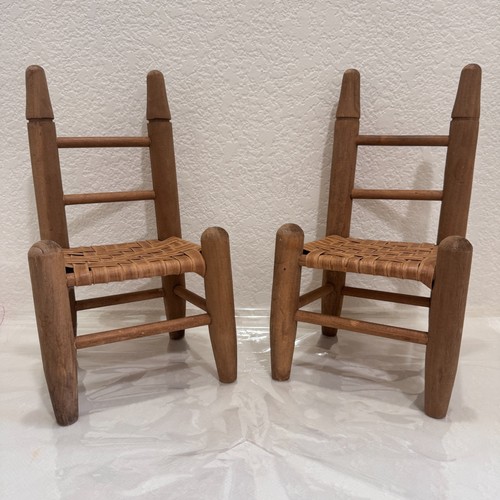Vintage handmade wood doll - wood,