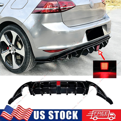 Rear bumper diffuser - lip, w/