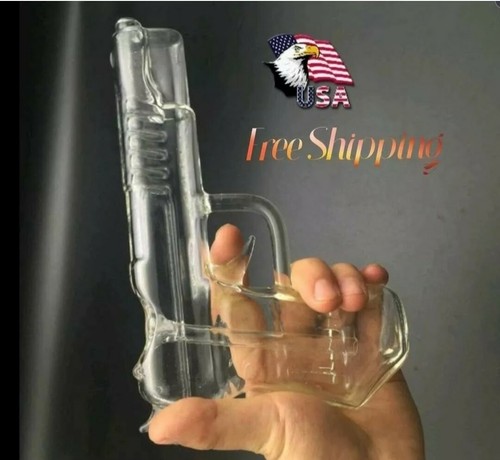 Smoking gun glass bubbler - smoking,