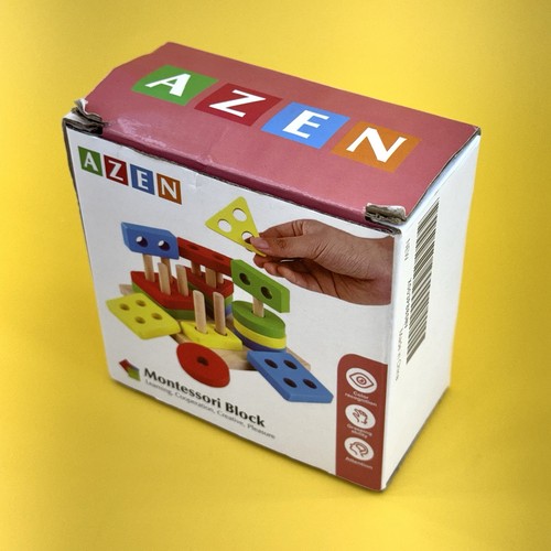 Azen montessori wooden sorting - montessori,