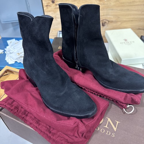 Stallion boots black suede - black,