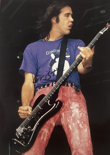 Krist novoselic signed photo - novoselic,