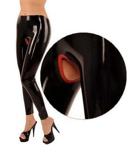 Women latex leggings