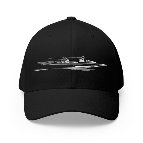 Sea icon embroidered flex - embroidered, fit