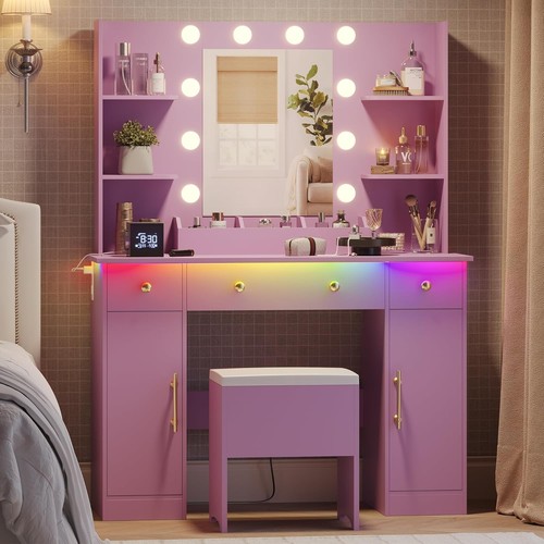 Makeup vanity desk with - 43",
