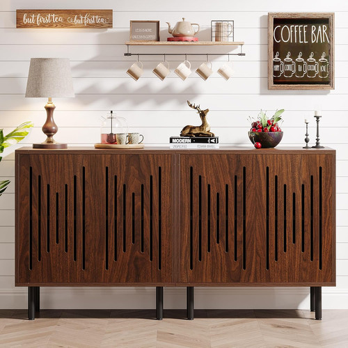 Set dark brown buffet - of,
