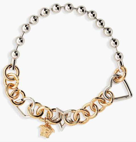 Nib versace medusa logo 2tone - versace,