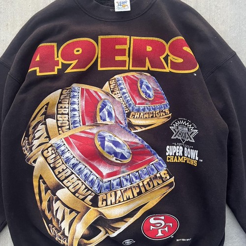 90s 49ers super bowl crewneck - 90s,
