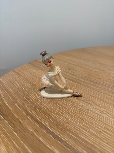 Vintage porcelain ballerina - vintage,