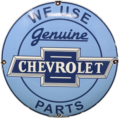 Vintage chevrolet porcelain - vintage,
