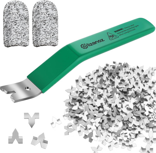 Glazier point driver tool with - point,