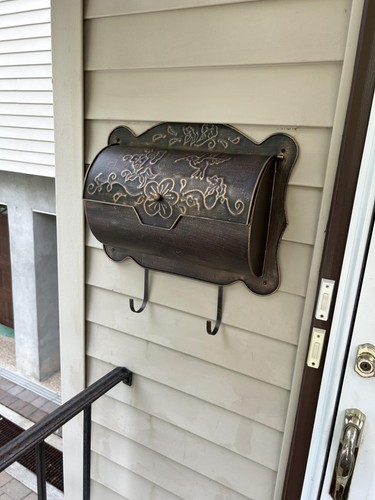 Wall mount mailbox metal - mailbox,