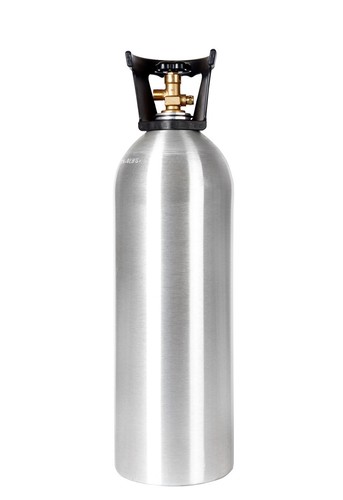 New aluminum co2 tank - 20, lb.