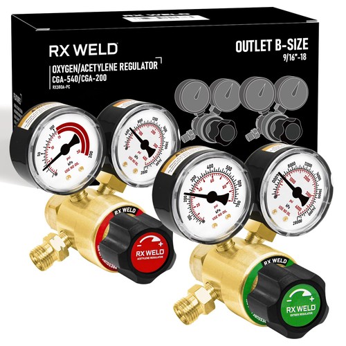 Oxy acetylene regulator - acetylene, set