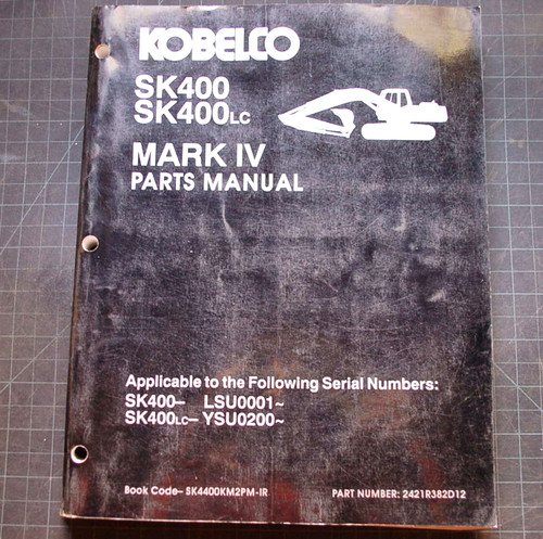 Kobelco sk400 sk400lc - kobelco, sk400lc-iv
