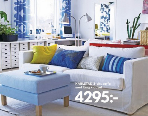 Ikea karlstad seat sofa - karlstad, 3